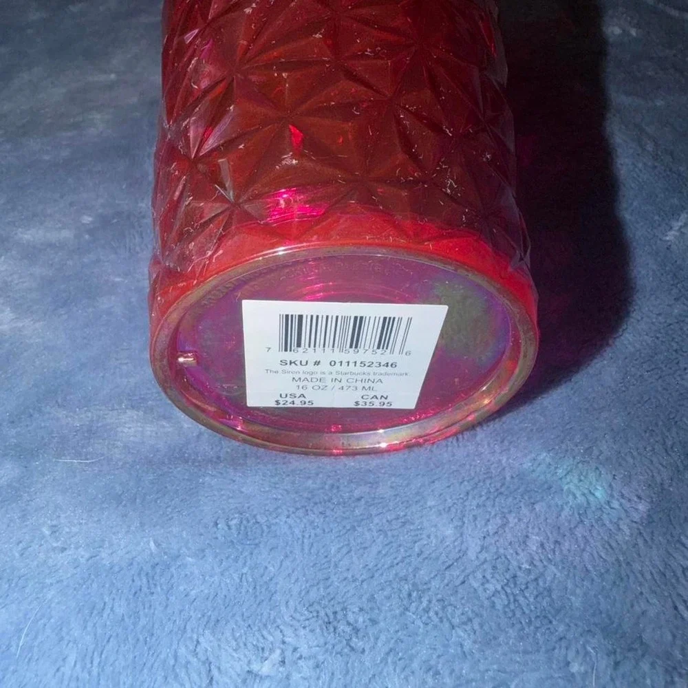 Starbucks Summer 2024 Pink Iridescent Prism Cold Cup Tumbler